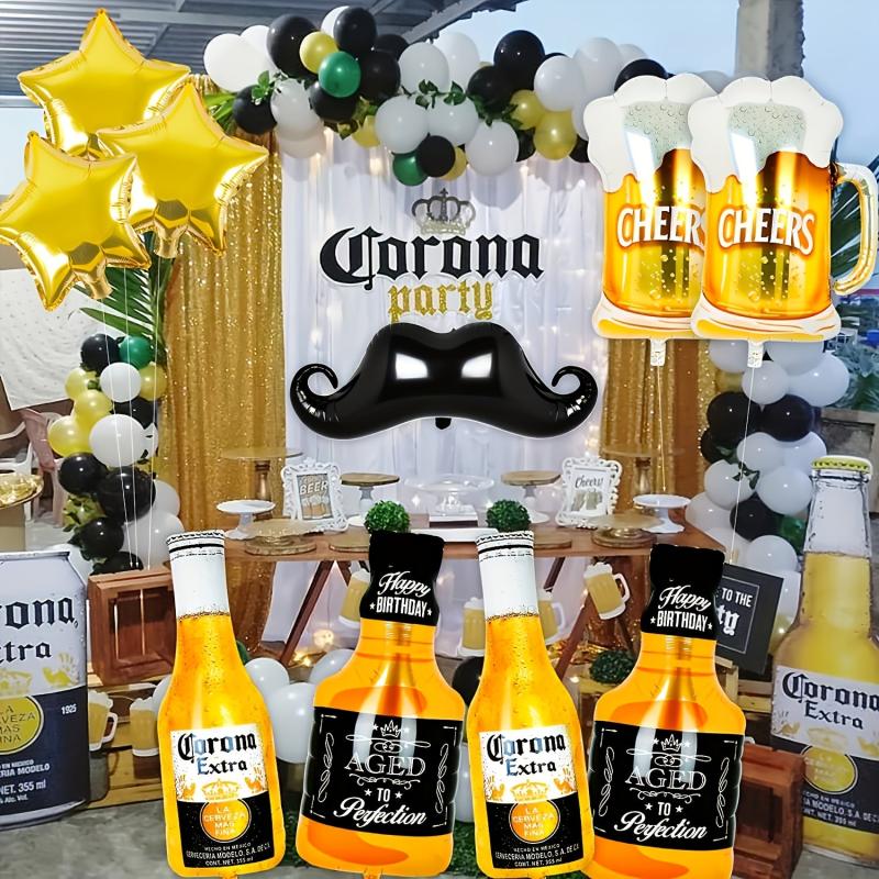 13pcs Beer Wine Glass Whiskey Bottle Balloon Set for Birthday Party