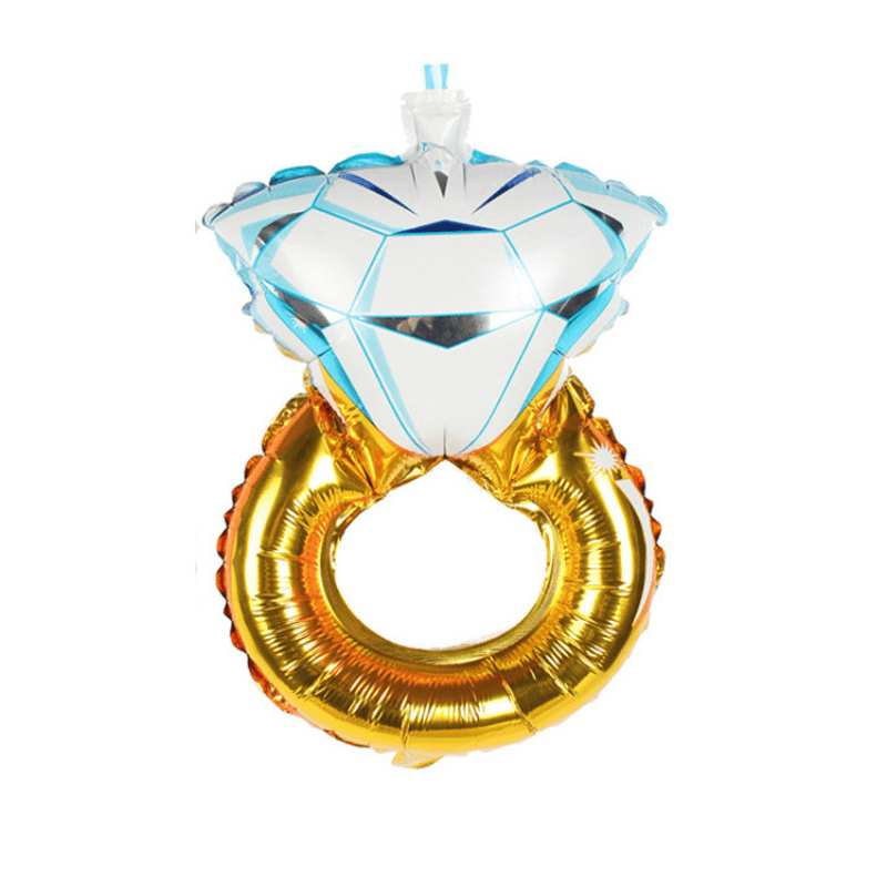 Diamond Ring Balloons for Engagement and Wedding Decorations
