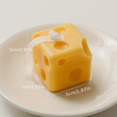 Handcrafted Cheese Candle for Meditation Stress Relief Mood Boosting