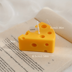 Handcrafted Cheese Candle for Meditation Stress Relief Mood Boosting