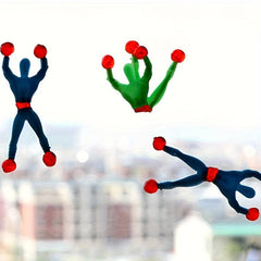 6pcs Wall Climbing Man Sticky Toys for Kids Birthday Party Stocking Stuffers