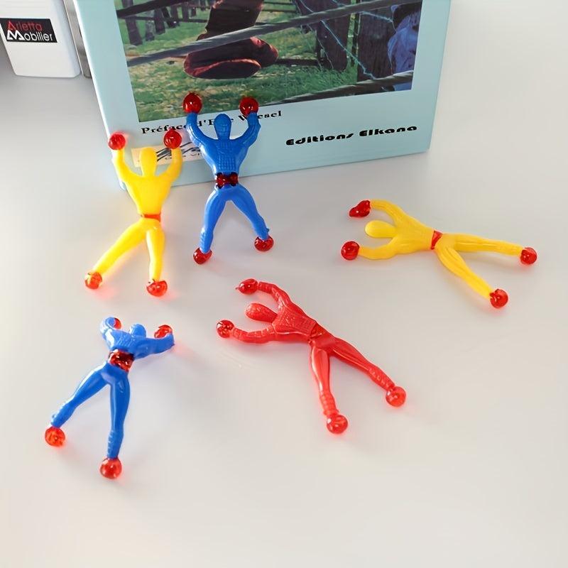 6pcs Wall Climbing Man Sticky Toys for Kids Birthday Party Stocking Stuffers