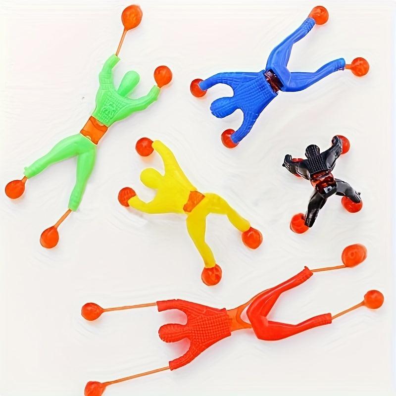 6pcs Wall Climbing Man Sticky Toys for Kids Birthday Party Stocking Stuffers