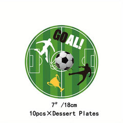 Football Party Supplies Set for Boy Birthday Graduation Sports Theme
