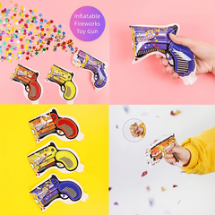 Automatic Inflatable Flower Gun Spray Flower Balloon Toy