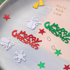 30g Christmas Snowman Snowflake Bell Confetti Party Decor