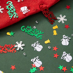 30g Christmas Snowman Snowflake Bell Confetti Party Decor