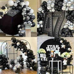 Silvery Balloon Kit Agate Balloon Decoration