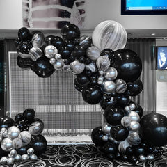 Silvery Balloon Kit Agate Balloon Decoration
