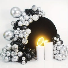 Silvery Balloon Kit Agate Balloon Decoration