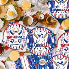 Baseball Themed Party Decorations Set - Tableware & Home Decor