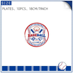 Baseball Themed Party Decorations Set - Tableware & Home Decor