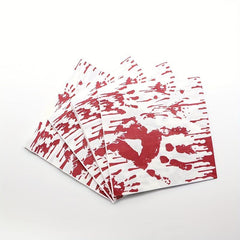 20pcs Halloween Bloody Paper Napkin Scary Blood Handprints