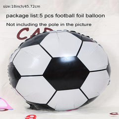 5pcs 18in Football Balloon Sports Theme Party Decorations