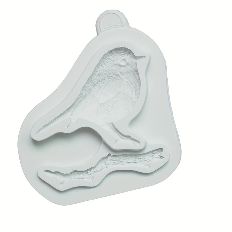 Bird And Branch Silicone Mold Fondant Cake Decoration Chocolate Moulds