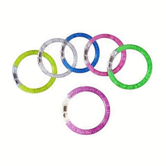 4pcs Luminous Bracelet Wristband Acrylic Luminous Bracelets Bar Decor