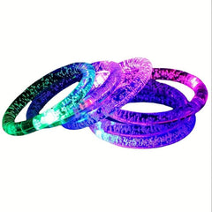 4pcs Luminous Bracelet Wristband Acrylic Luminous Bracelets Bar Decor