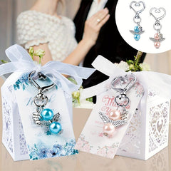 12pcs Angel Keychains Favor Boxes Baby Shower Favors For Boys