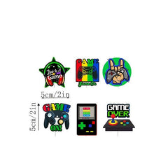 49pcs Gamepad Birthday Party Balloon Set Cake Card Decoration Supplies