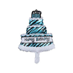 Large Cake Shape Aluminum Balloon Birthday Party Decoration