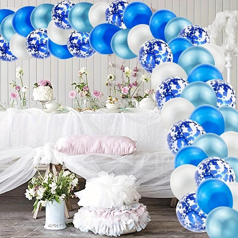 60pcs 120pcs Balloon Confetti Baby Baptism Wedding Birthday Balloons Party Decor