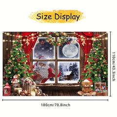 Christmas Decoration Banner 43 3in 70 8in Merry Christmas Banner