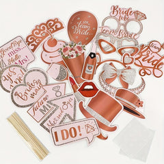 Bride To Be Team Bride Photo Props Set