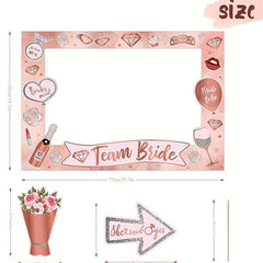 Bride To Be Team Bride Photo Props Set