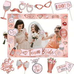 Bride To Be Team Bride Photo Props Set