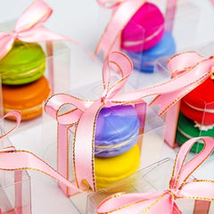 Clear Plastic Gift Boxes for Desserts Candy Cookies Perfect for Weddings
