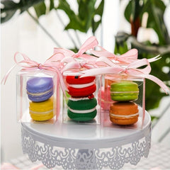Clear Plastic Gift Boxes for Desserts Candy Cookies Perfect for Weddings