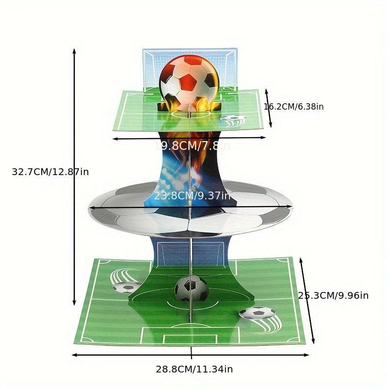 Football Paper Cake Rack Birthday Party Supplies
