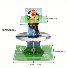 Football Paper Cake Rack Birthday Party Supplies