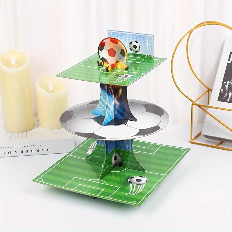 Football Paper Cake Rack Birthday Party Supplies