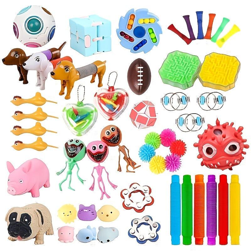55pcs Fun Fidget Toy Set For Kids Surpris...