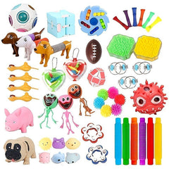 55pcs Fun Fidget Toy Set For Kids Surpris...