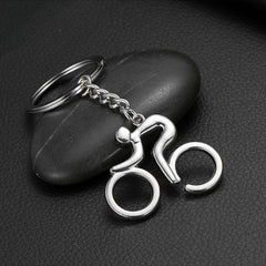 Metal Bicycle Keychain for Cycling - Ideal Gift for Birthdays