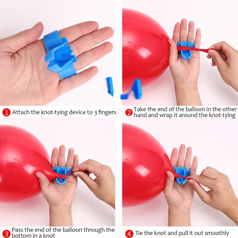 5pcs Balloon Knotters for Parties Easy Tie Tool for Balloons and Decorations