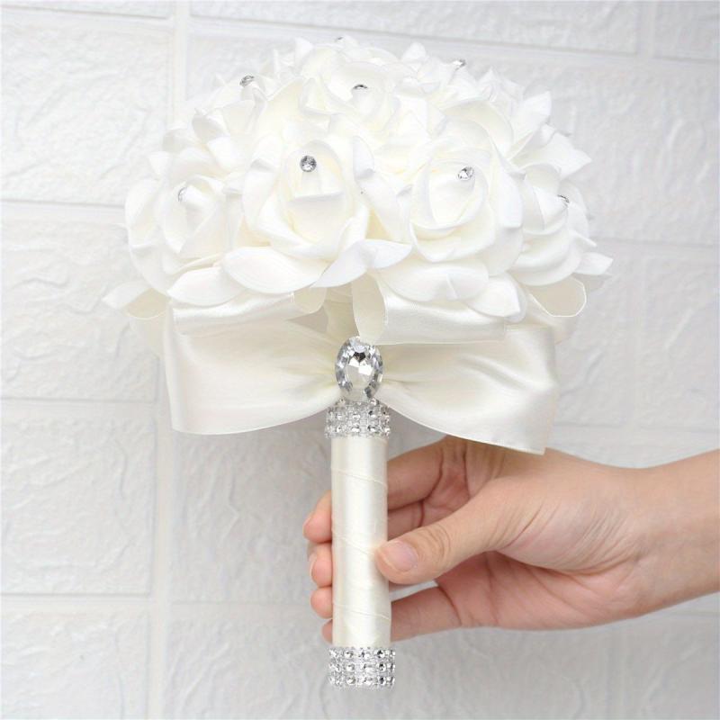 1pc Simulation Roses Bouquet for Wedding Decor