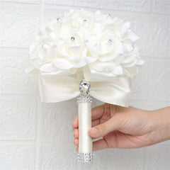 1pc Simulation Roses Bouquet for Wedding Decor