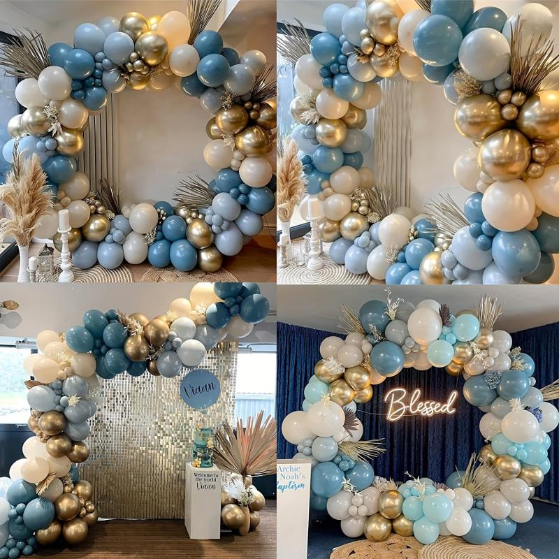 122pcs Dusty Balloons Arch Garland Kit Retro Nude Balloon Decoration