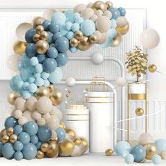 122pcs Dusty Balloons Arch Garland Kit Retro Nude Balloon Decoration