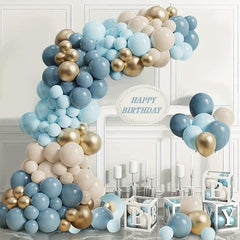 122pcs Dusty Balloons Arch Garland Kit Retro Nude Balloon Decoration