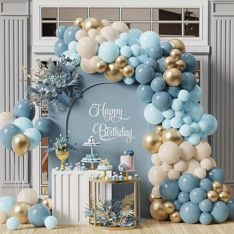 122pcs Dusty Balloons Arch Garland Kit Retro Nude Balloon Decoration