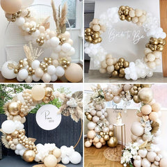 Bridal Decoration Set: Balloon Veil, Scarf, Banner, Cake Topper