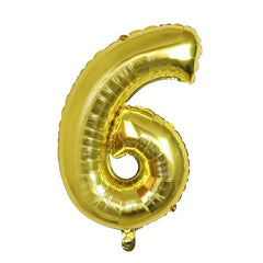 1pc 76 Golden Number Aluminum Film Balloon Birthday Party Decoration