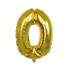 1pc 76 Golden Number Aluminum Film Balloon Birthday Party Decoration
