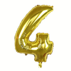 1pc 76 Golden Number Aluminum Film Balloon Birthday Party Decoration