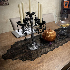 Halloween Spider Web Lace Table Runner 45 72 X 182 88 Cm