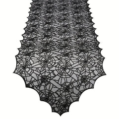 Halloween Spider Web Lace Table Runner 45 72 X 182 88 Cm